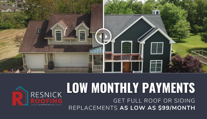 Full Roof or Siding Replacement As Low As $99/Month